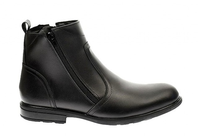 Ghete barbati casual - elegante, din piele naturala, cu fermoar - LYON44N